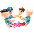 3pcs/set Anime Cocomelon Action Figures PVC Family Sister Brother Friends Baby JJ Model Toys For Kids Festival Gift. 