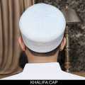 Modestile, Khalifa Kufi Hat, Islamic Cap For Men's, Hard Stuff, Kofi Salah, Headwear for Muslim Prayers, Polyester Cotton Koofi, Namaz Topi For Men and Boys with 6 Colors, Blue, Brown, Black, Grey, White, Golden. 