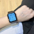 Stainless Steel strap Link Bracelet Band For Apple Watch Series 7 SE 6 5 4 3 38mm 40mm 41mm 42mm 44mm 45mm For Apple watch 6 5 WatchBand Strap Replacement. 
