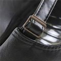 Casual Hat Autumn and Winter Plus Velvet Cap Leather Baseball Cap for Men. 