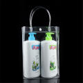 Women Clear Tote Bag PVC Transparent Handbag with Handle Shoulder Beach Trendy Shopping bags for Ladies. 