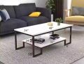 Saas-flow center table for drawing room Nesting Coffee Table Cocktail Tables With iron Base and Wooden Top. 