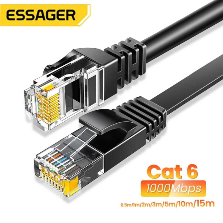 （New）Eager Ethernet Cable Cat6 Lan Cable 15m UTP RJ 45 plitter Network Cable RJ45 Twited Pair Patch Cord