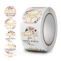 100 Pcs Thank You Stickers – 25.1MM Round Labels for Packaging, Gifts & Small Businesses Envelope Seal Scrapbook Round Sticker Stationery Label Stickers Perfect Thank You Stickers. 