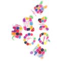 600pcs Colorful Rubber Loom Bands Weave Elastic Make Bracelet DIY Box Girls Gift. 