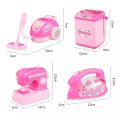 Galaxy Toys Dream 4 in 1 Household Utility Toy Set for Kids | Kitchen Pretend & Play Set for Kids | Washing Machine, Iron, Sewing Machine,Vacuum Cleaner for Girls (Pink). 