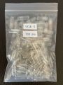 100 Transparent Empty Capsule Shells 0 size. 
