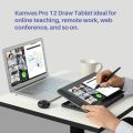 Huion KAMVAS Pro 12 Drawing Tablet with Screen Graphics Drawing Monitor Full-Laminated Pen Display with Battery-Free Pen and Adjustable Stand 8192 Pen Pressure(GT-116). 