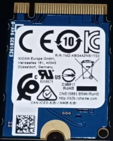 KIOXIA%20NVME%20M2%20256GB%20Solid%20State%20Drive%202230%20SSD%20For%20Laptop%20-%20Image%203