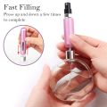 Mini Portable 5ML Perfume Atomizer, Mini Refillable Perfume Bottle with Spray Scent Pump Container Travelling Pocket Size Perfume Spray Bottle. 