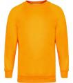Yellow Plain Sweatshirt. 