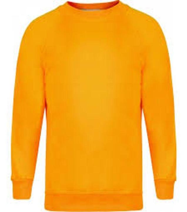 Yellow Plain Sweatshirt