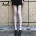 White Flower Vine Stockings Japanese Style Lace Fishnet Pantyhose with Flower Embroidery High Elasticity Anti-slip Thigh Skirt Shorts Accessory for Women Fashion Trend Lace Pantyhose. 