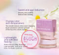 Color Changing Gel Blusher Warm Temperature Change Blush Cream Multi-use Blusher Lip Liquid Blush Cheek Cream Glossy Face Blush. 