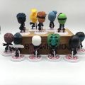 11 Pcs/Set Q Ver. Naruto Akatsuki Mini Figure Uchiha Itachi Madara Konan Hidan Figurine Anime Decoration Model Dolls Toys. 