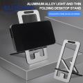 Lightweight Phone Holder Foldable Phone Stand Adjustable Angle Height for Desktop or Travel Use less Than Mobile Phone Holder. 