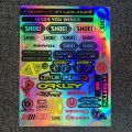 Reflective Holographic Helmet Stickers Set For AGV KYT EVO SHOEI NHK ARAI LS2. 