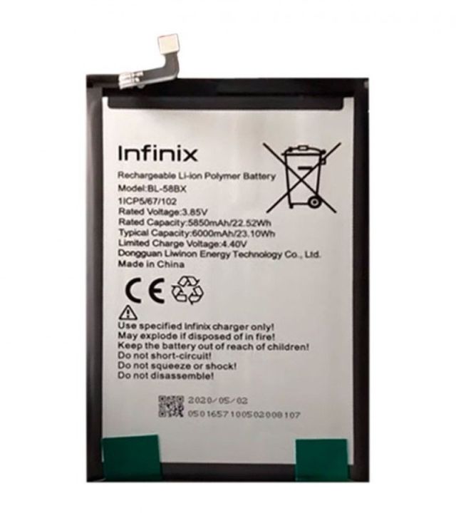 Infinix%20Hot%209%20Play%20battery%20BL-58Bx%20-%20Image%202
