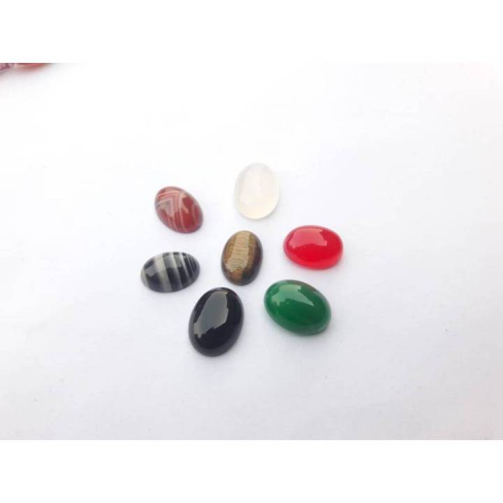 pack of 7 Sulemani aqeeq/akik/agate/nag