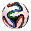 Brazuca Football White/Light Green/Red. 