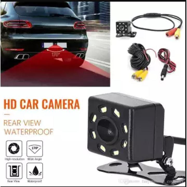 Universal HD CCD 8 LED Car Rear View Camera Night Vision Car Reverse Rearview Camera Wide Angle Car Backup Parking Camera