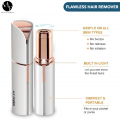 Hair Straightener, Flawless Hair Remover PACK OF 2 Rechargeable Flawless Hair Removing Machine & Mini Hair Straightener, Electric Painless Face Hair Remover with Charging Cable, Ceramic Tourmaline Flat Straightening Iron, Hair Tools Combo for Girls. 