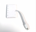 NK-1032 5 In 1 8 Pin to HDMI Multi-function Mobile Phone Converter Adapter White. 