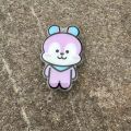 Kpop Idol BTS BT21 jhope design inside Mang acrylic phone holder griptok phone grip telescopic support. 