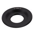1Pcs Camera C Mount Lens Cctv Lens for Pentax Q Q7 Q10 Q-S1 & 1Pcs Black C Mount Lens for Micro-4/3 Adapter E-P1 E-P2 E-P3 G1 Gf1 Gh1 G2 Gf2 Gh2 G3 Gf3 C-M4/3. 