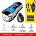 USB Bicycle Light Lamp Flashlight  Bike Speedometer Led FrontCycling Headlight SEVICH. 