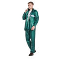 PVC RUBBER COATED RAIN COAT SUIT ORIGINAL KOREAN ( 912 ) GREEN / BLUE COLOUR WATERPROOF RAINSUIT (MEN&WOMEN) / RAIN COAT / RAINCAOT FOR MEN. 