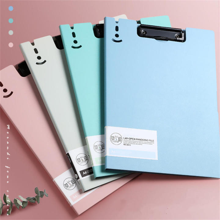 A4 Size File Folder Magnetic Clip Hard Cover Multi-Functional Clipboard File Cover for Office Supplies School Stationery Business Meetings Field Work Students & Professionals