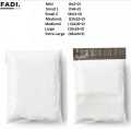 Bundle of 50 – Eco-Friendly Recycled LDPE Packing Flyer Bags with Pocket – Waterproof Self Adhesive Parcel Mailers. 