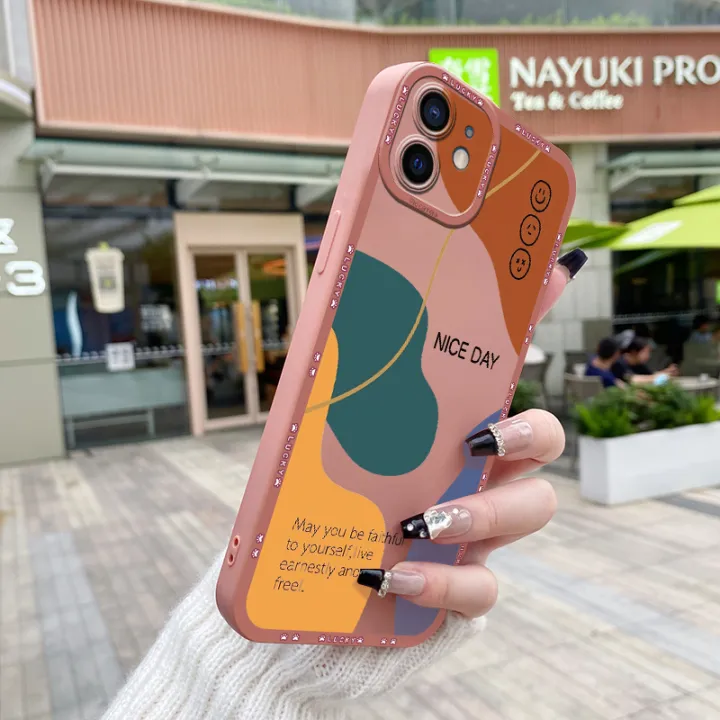 chenyyka%20Case%20For%20vivo%20y20s%20Case%20Fashion%20Tide%20Nice%20Day%20Word%20Thin%20Shockproof%20Square%20Edge%20Silicone%20TPU%20Casing%20Full%20Lens%20Cover%20Camera%20Protect%20Cases%20Soft%20Case%20-%20Image%202