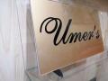 Personalized name and address plates for your house. 