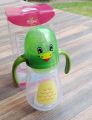 8423 FISH 330ml 11oz Baby Feeder bottle plastic large imported new style - baby feeder bottle with Handle and light in the cap baby feeding bottle for kids. 