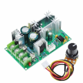 DC10-60V DC motor speed regulator 12V 24V 36V 48V High power drive module PWM controller 20A current regulator. 