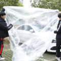 Transparent car cover Universal Car Cover Waterproof Dustproof Disposable Car Covers Size M-XL Transparent Plastic Car Covers. 
