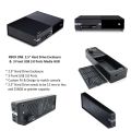 Xbox ONE 2.5 External Hard Drive Enclosure 3 Front USB 3.0 Ports Media HUB. 