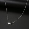 Stainless Steel Necklaces Infinity Symbol Style Pendant Collar Chain Fashion Necklace For Women Men Jewelry Friends Best Gifts. 