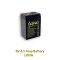 LONG 6 volt Dry Battery 6V 4.5 AMP Dry Battery LONg. 