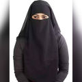 Nakab 3 Layer Hijab Burqa Islamic Face Cover.. 