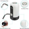 Automatic Electric Water Dispenser Pump Rechargeable Portable USB Charging Wireless Water Pump Automatic Drinking Water Dispenser Bottle Pump Auto Water Bottle Dispenser Pump NOTE random color will be delivered. 