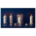 IKEA Candle Dish Glass. 
