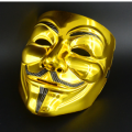 Halloween Vendetta gold  Mask. 