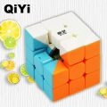 Stickerless 56mm Qiyi Warrior S Rubiks Cube 3x3 - Magic Speed Cube Puzzle Toys Rubik's Cube 3x3, Memory and Responsiveness Rubik Cube, Concentration Rubic Cube ( 56mm ) Rubix Cube. 