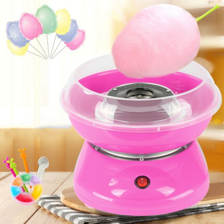 Mini Sweet Maker Machine RN Mini Electric Candy floss Machine DIY Sweet Sugar Cotton Candy Maker ...