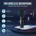 Wireless Microphone – K8 Wireless Microphone – Clip-on Lavalier Mic with Type-C & Lightning Receiver – Noise Reduction, Clear Sound & Long Battery Backup – Plug & Play Mic for Android, YouTube, TikTok, Vlogging, Interviews & Live Streaming. 