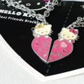 Cartoon Cute Animals Best Friend Necklace Alloy Cartoon Pendant Necklace Jewelry Chain Love Heart Cat Necklace Couple. 