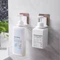Pack OF 2 Self-Adhesive Shampoo Bottle Shelf Wall Mounted Liquid Soap shower gel Organizer Hook Holder Shelves Hanger Bathroom Accessories. 
